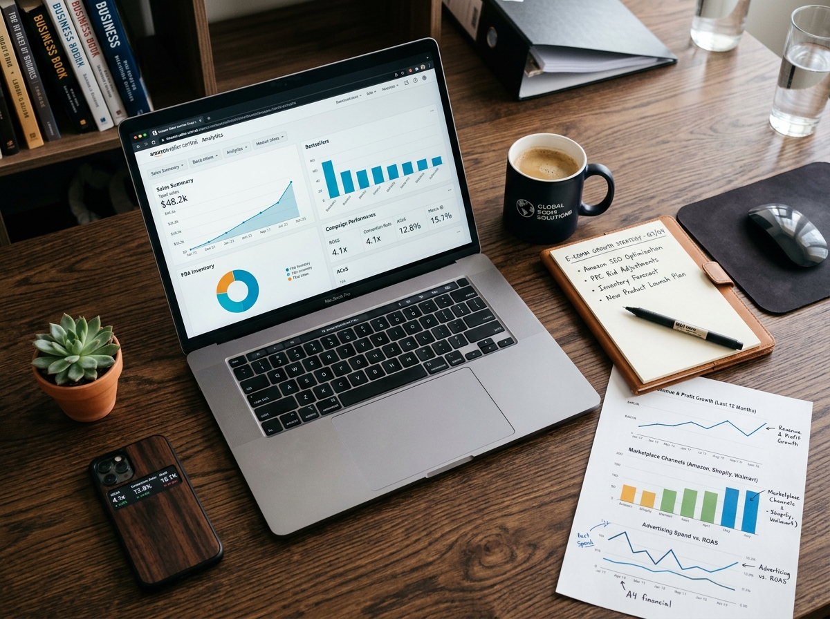 E-commerce growth strategy workstation